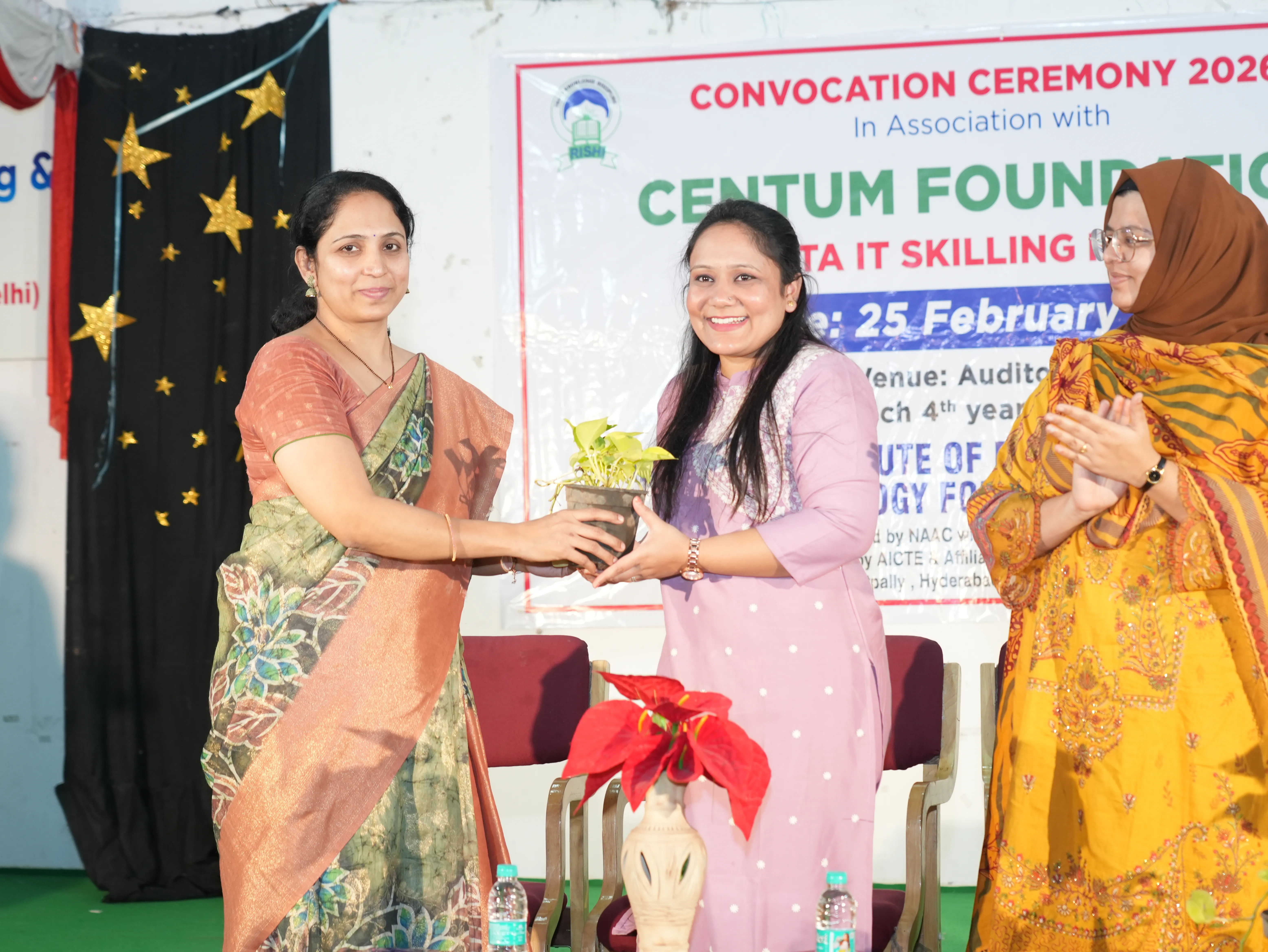 Convocation Ceremony of Sonata CSR through Centrum foundation for 4 th year students - RITW